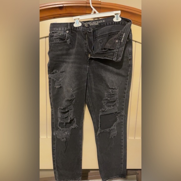 American eagle Distressed Black Jeans - Picture 1 of 4
